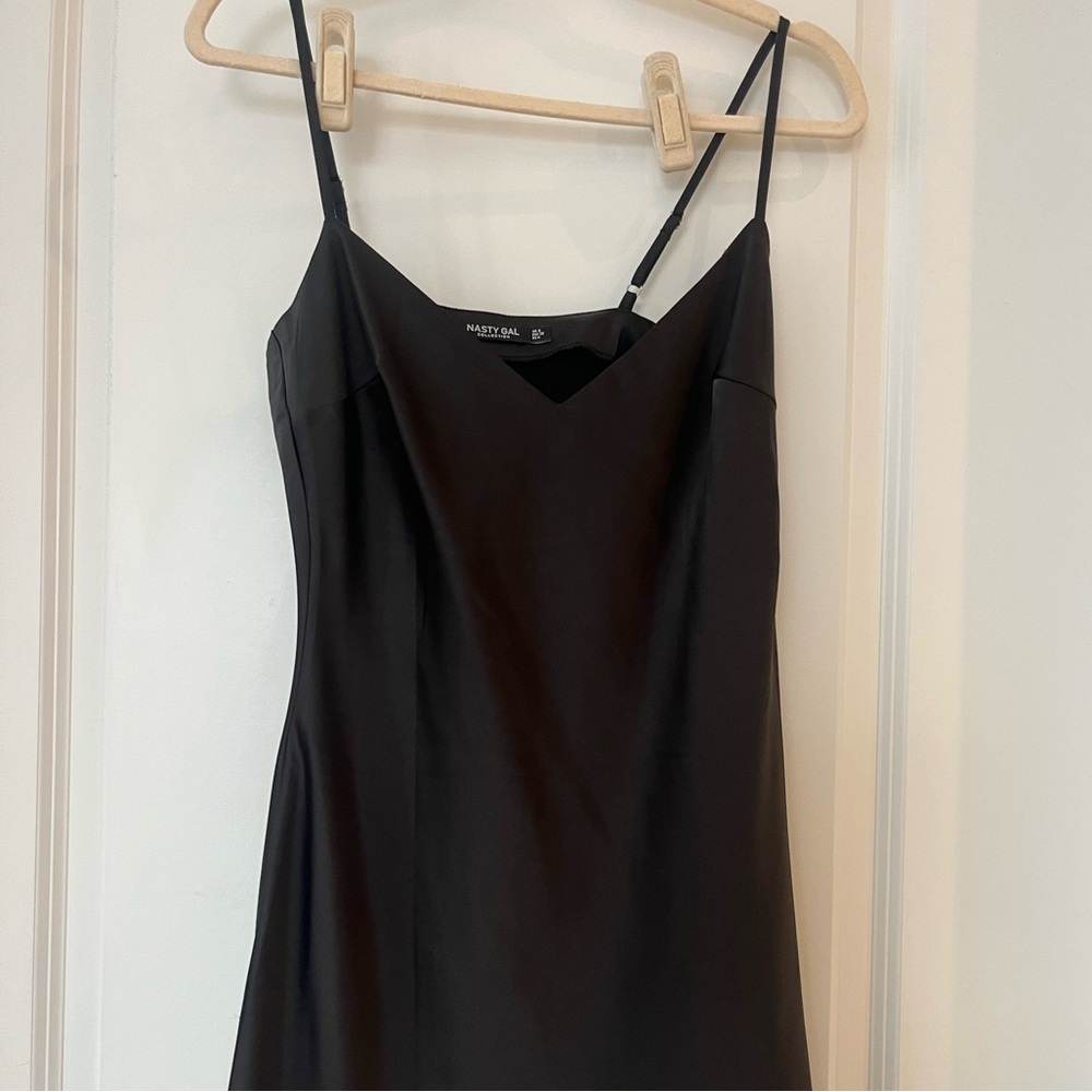 Black mini dress